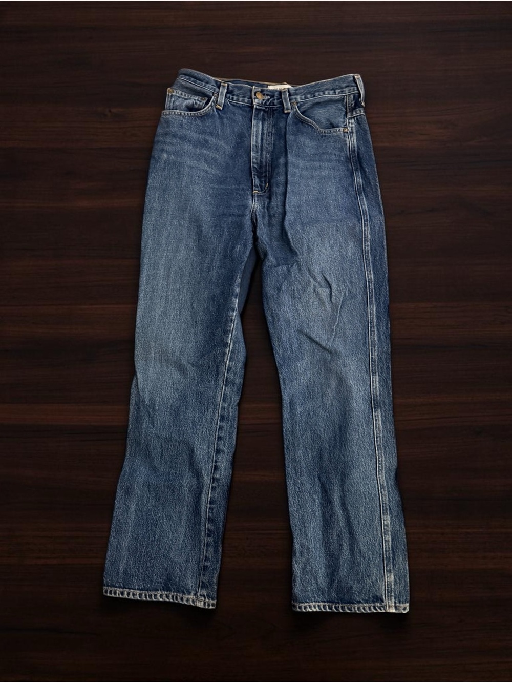 AGOLDE PINCH ULTRA HIGH RISE KICK BOOT CUT ANKLE LENGTH 100% COTTON JEANS 28